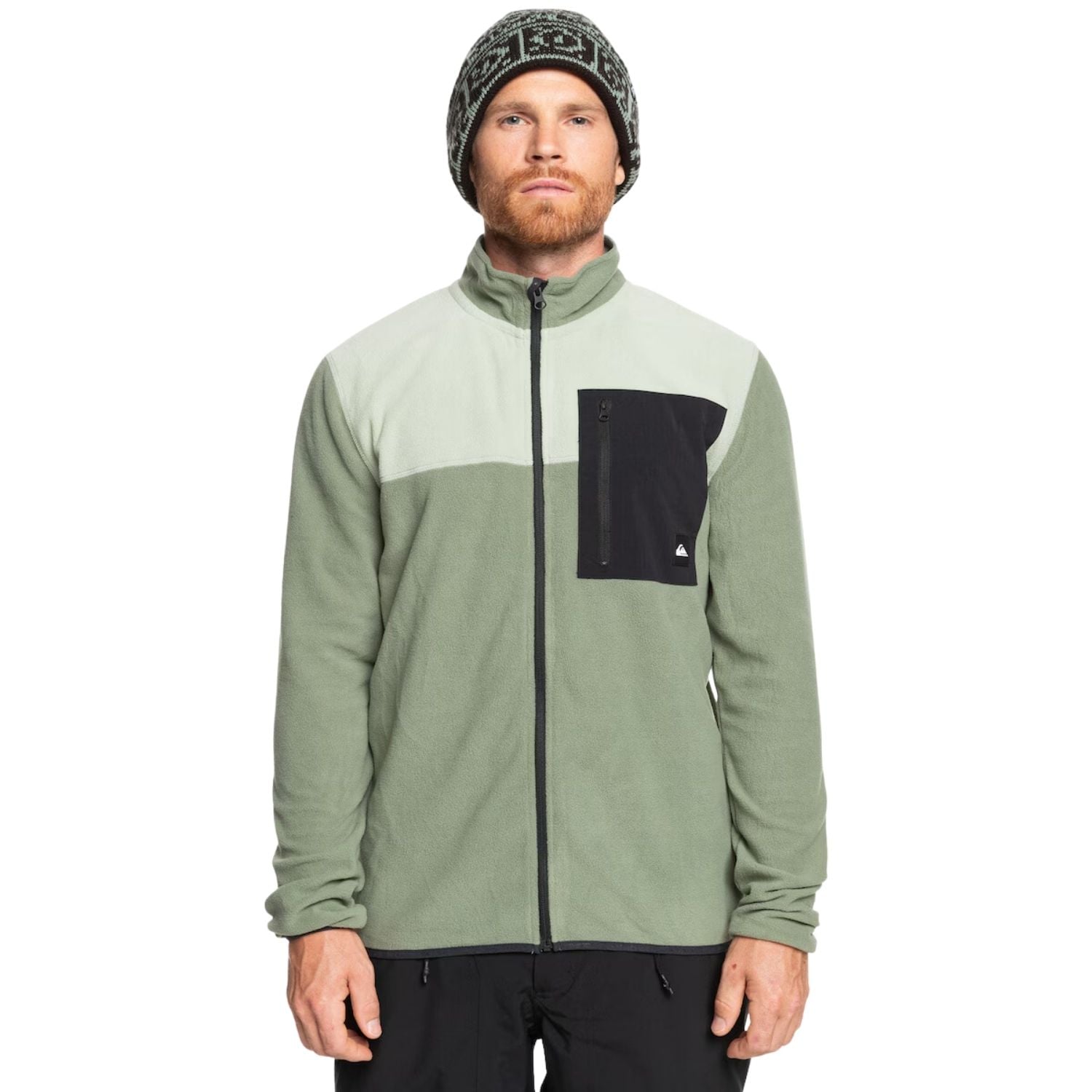  Quiksilver Aker Fz Fleece Erkek Polar Ceket