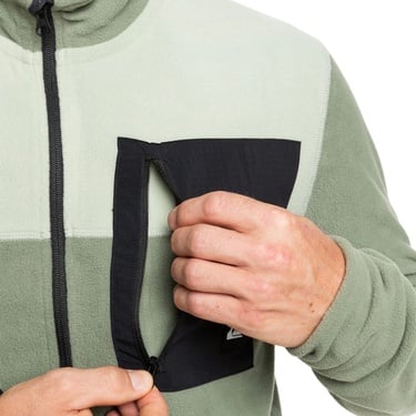  Quiksilver Aker Fz Fleece Erkek Polar Ceket