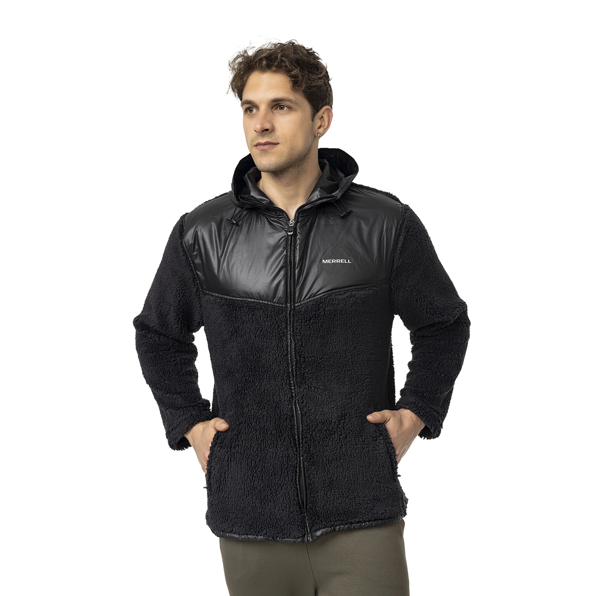 Merrell Job Erkek Siyah Polar Ceket