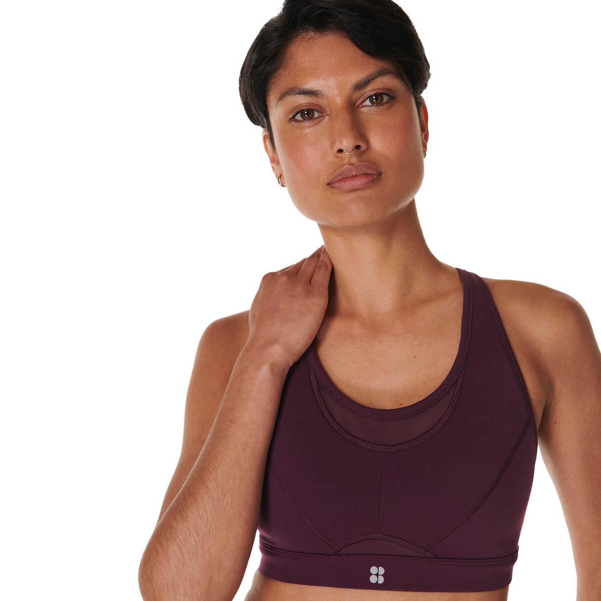 Sweaty Betty Power Icon Running Kadın Mor Koşu Bra