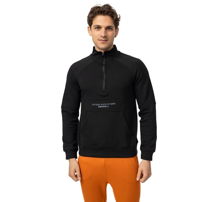  Merrell Stefan Erkek Siyah Sweatshirt