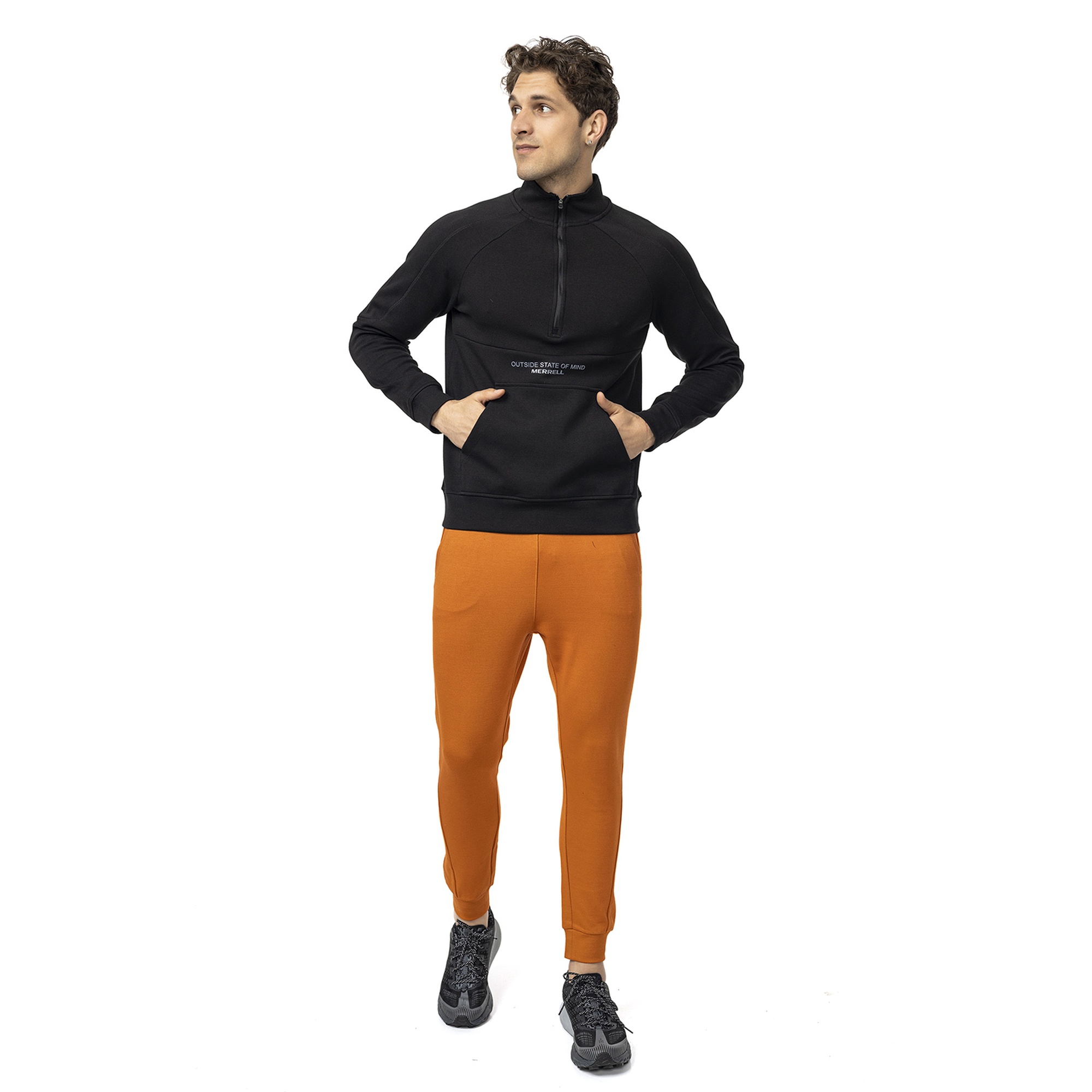 Merrell Stefan Erkek Siyah Sweatshirt