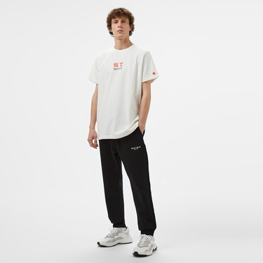  UNITED4 Sport Erkek Beyaz T-Shirt