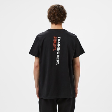  United4 Sport Training Dept Erkek Siyah Antrenman T-Shirt