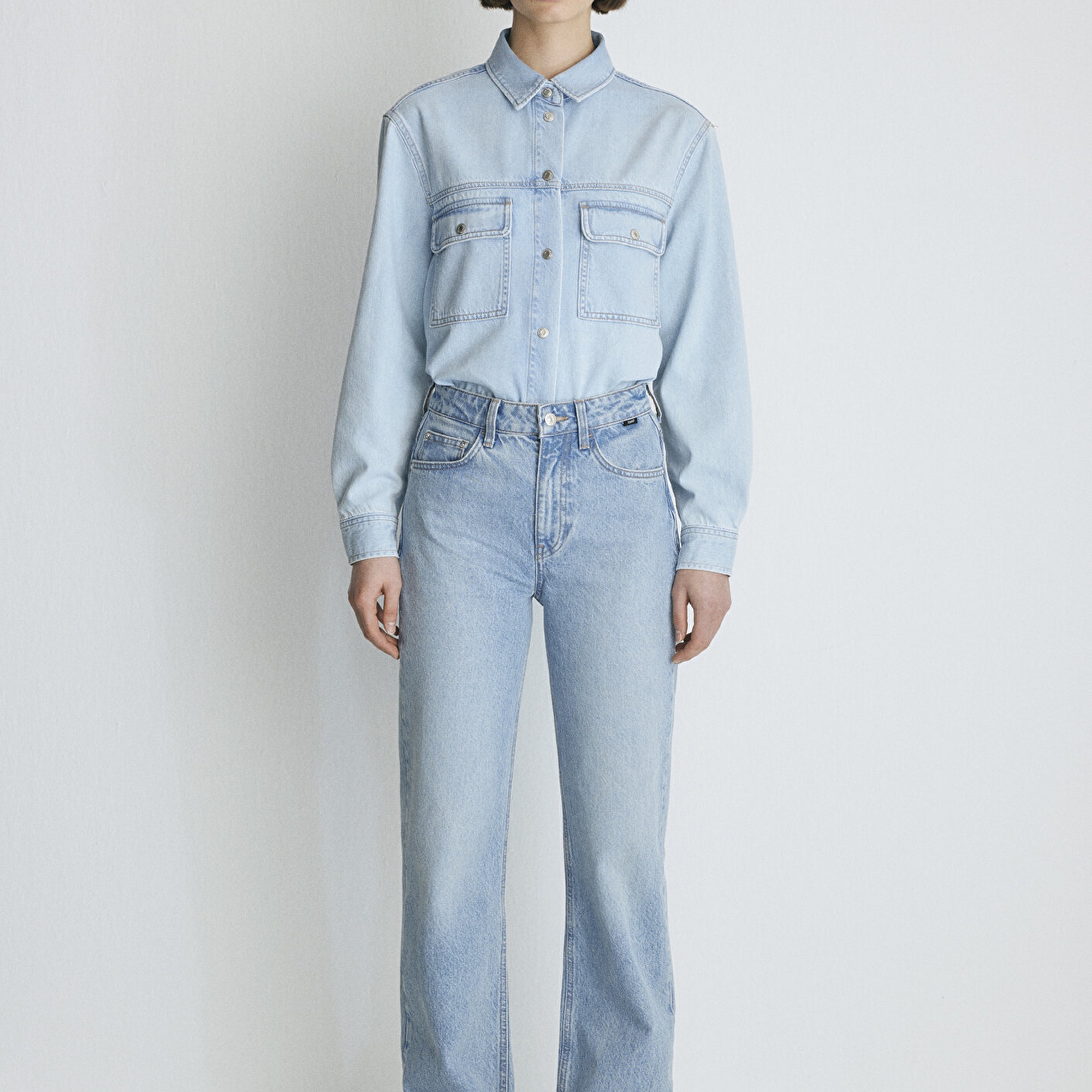 Mavi Victoria Real Blue Gölgeli Açık Mavi Jean Pantolon 101072-34111