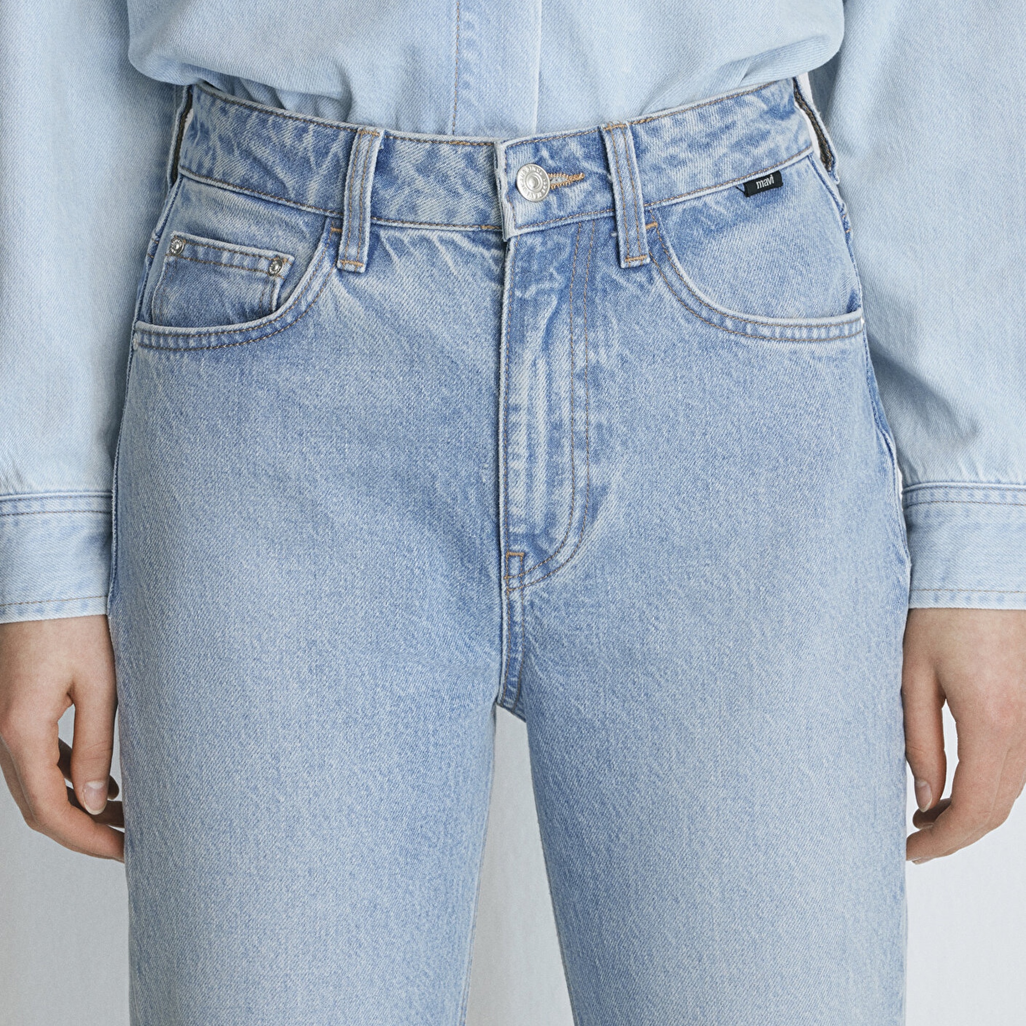 Mavi Victoria Real Blue Gölgeli Açık Mavi Jean Pantolon 101072-34111