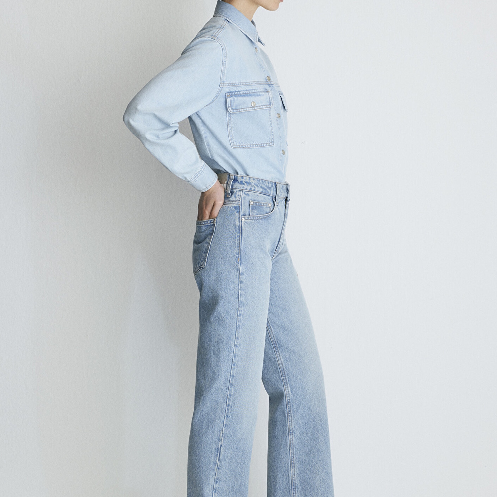 Mavi Victoria Real Blue Gölgeli Açık Mavi Jean Pantolon 101072-34111