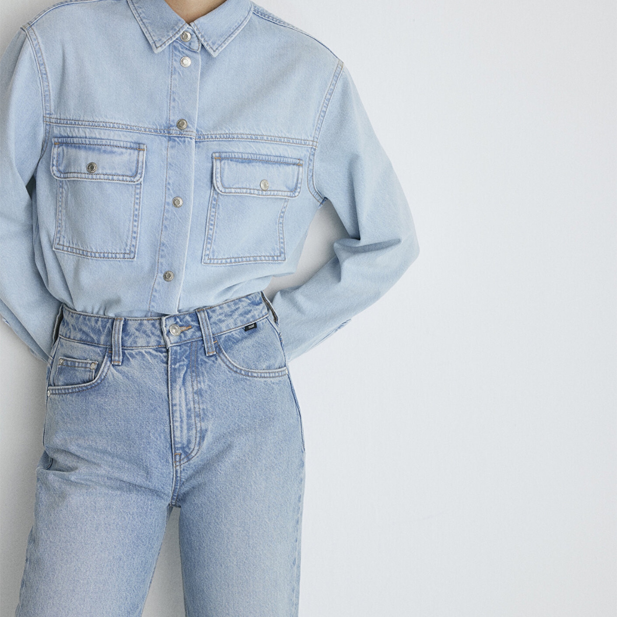 Mavi Victoria Real Blue Gölgeli Açık Mavi Jean Pantolon 101072-34111