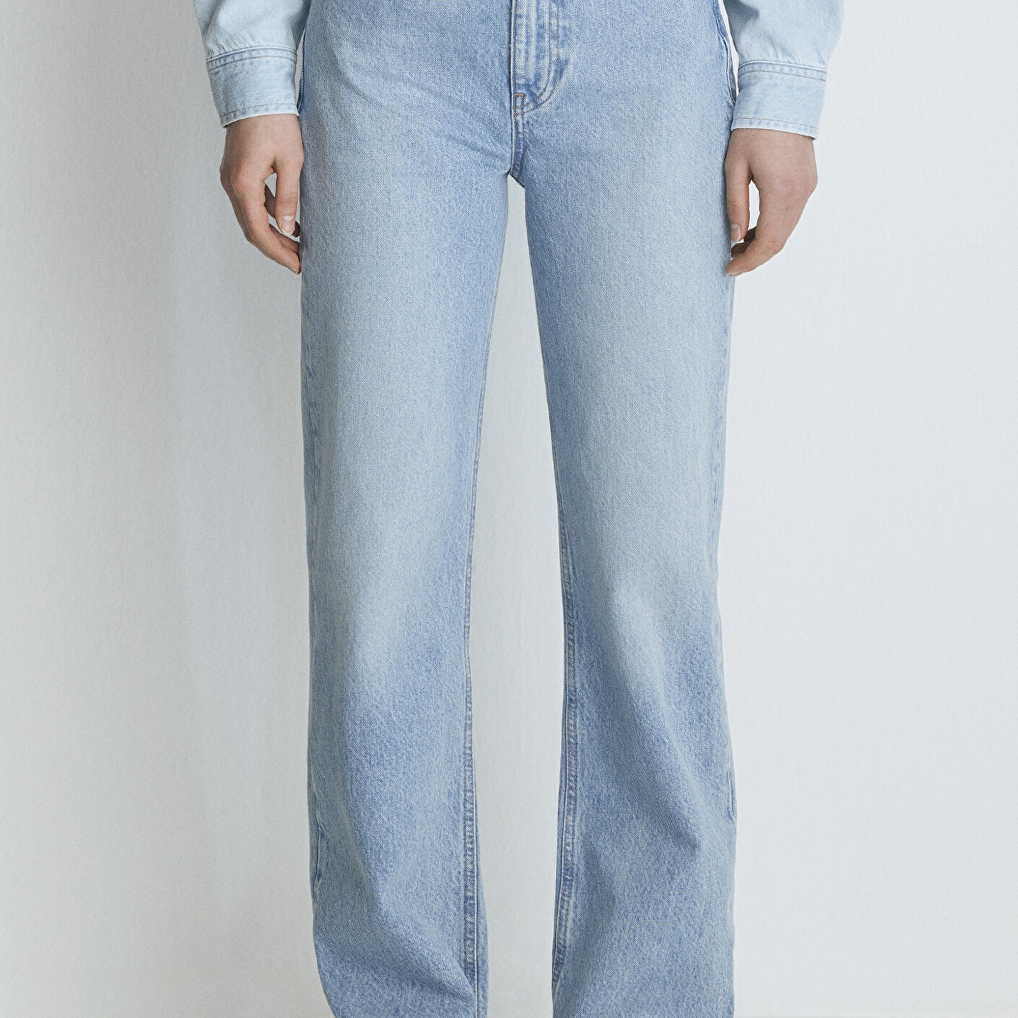 Mavi Victoria Real Blue Gölgeli Açık Mavi Jean Pantolon 101072-34111