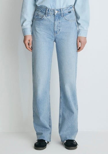  Mavi Victoria Real Blue Gölgeli Açık Mavi Jean Pantolon 101072-34111