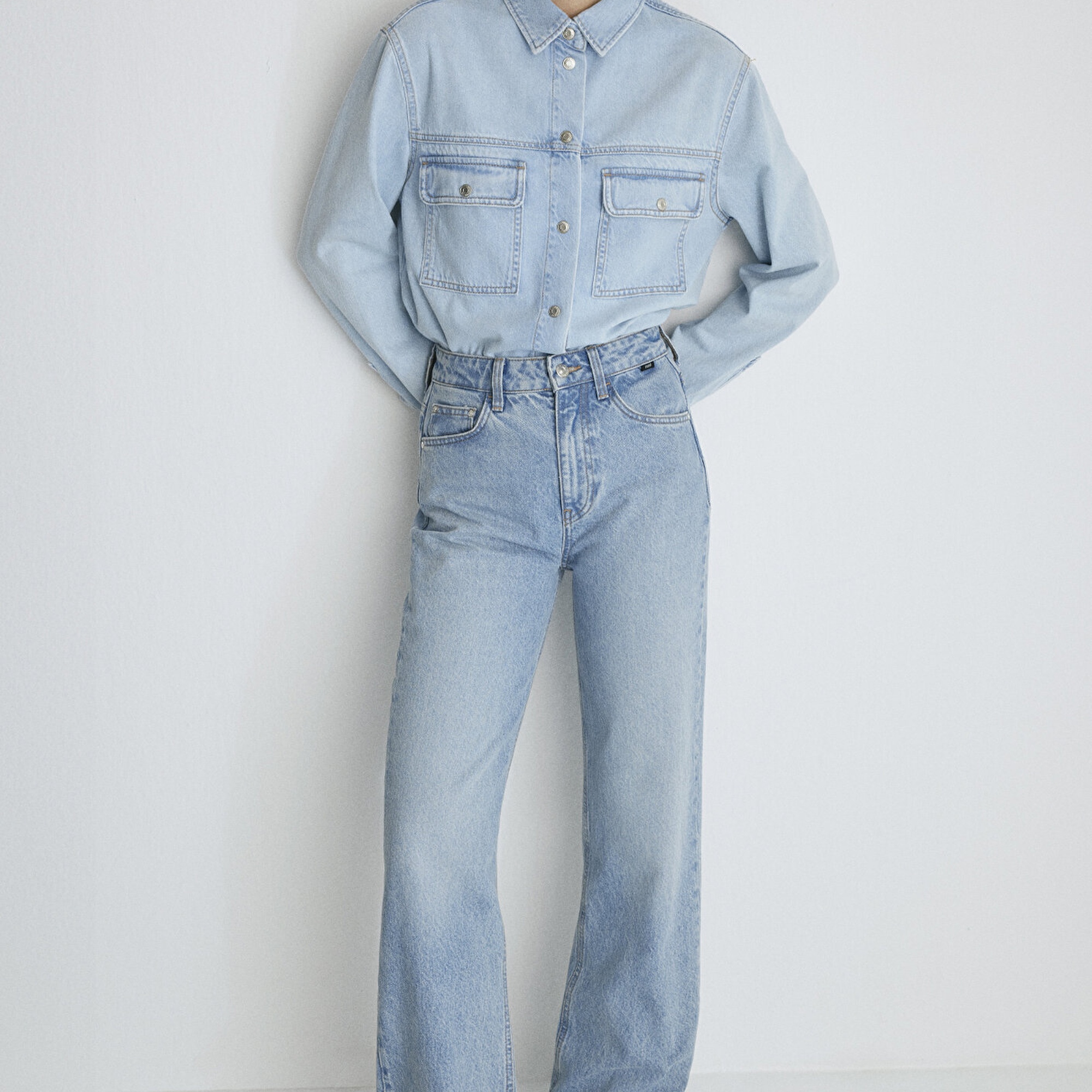 Mavi Victoria Real Blue Gölgeli Açık Mavi Jean Pantolon 101072-34111