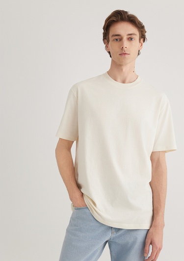  Mavi 2li Erkek Basic Tişört Loose Fit / Bol Rahat Kesim 0612317-70251