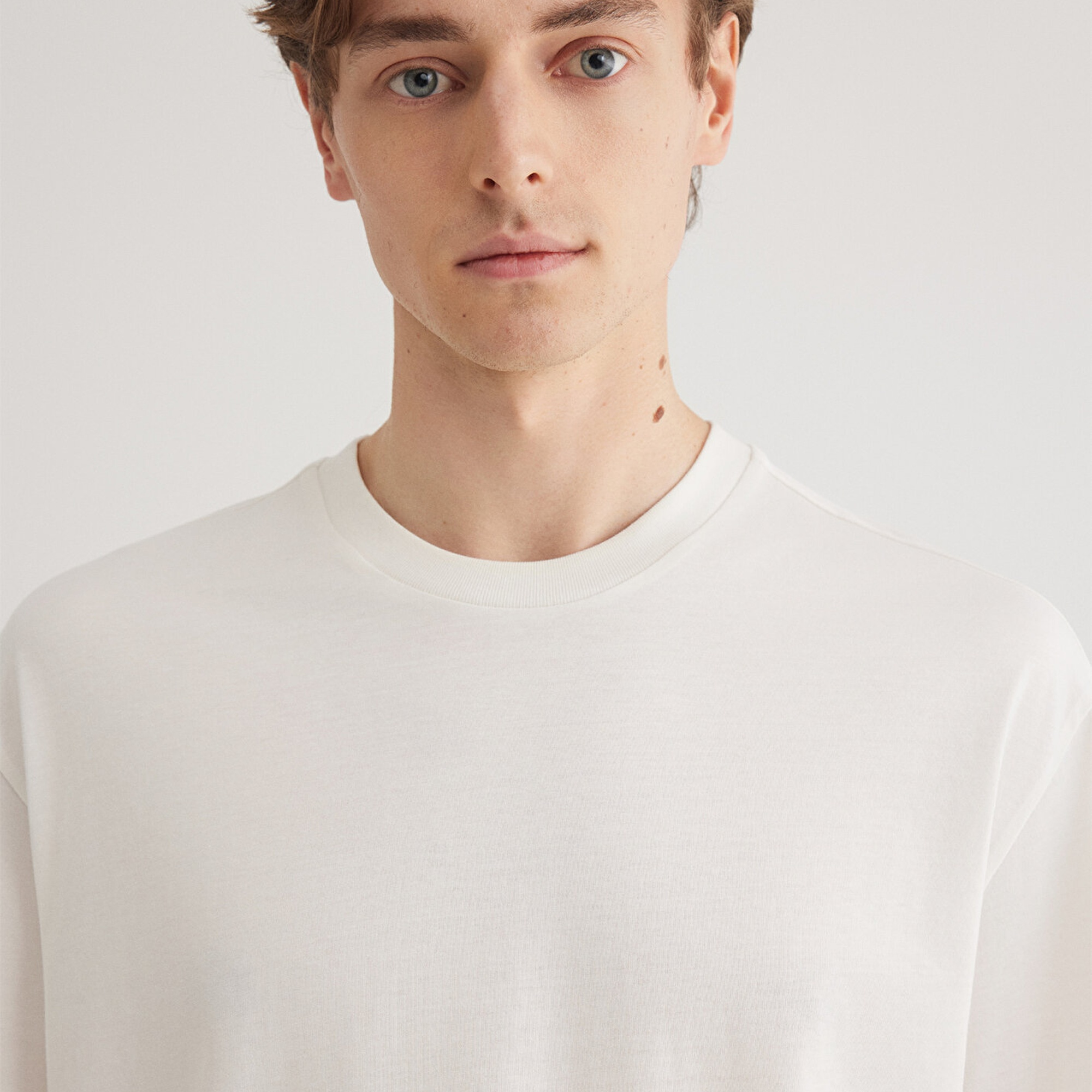 Mavi 3lü Erkek Basic Tişört Loose Fit / Bol Rahat Kesim 0612315-70057