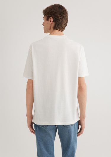  Mavi 3lü Erkek Basic Tişört Loose Fit / Bol Rahat Kesim 0612315-70057