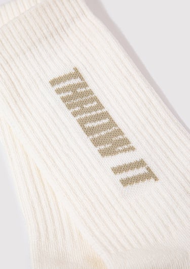  Mavi Ekru Soket Çorap 0911755-34671