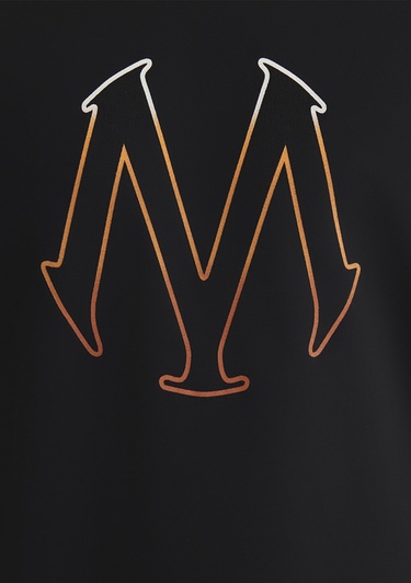  Mavi Mavi Logo Baskılı Siyah Tişört Regular Fit / Normal Kesim 0610635-900