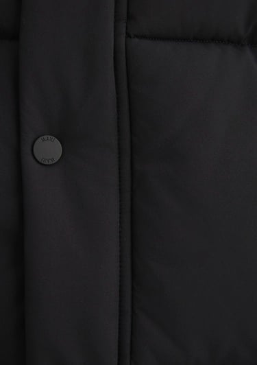  Mavi Kapüşonlu Siyah Şişme Yelek Regular Fit / Normal Kesim 0110306-900