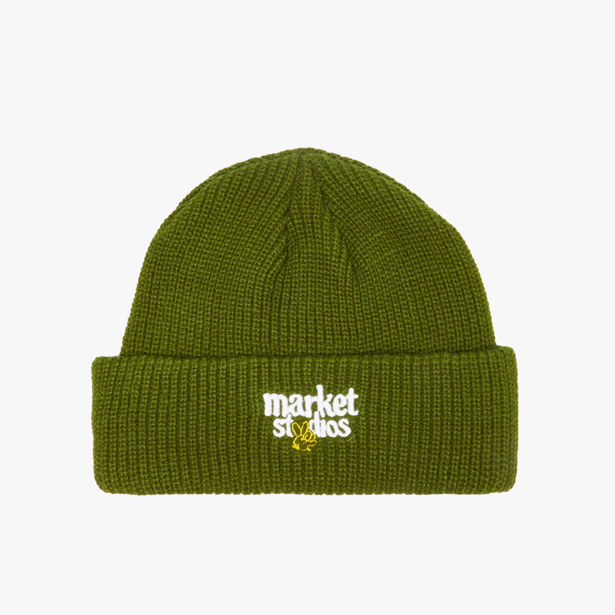 Market Smiley Upside Down Beanie Erkek Yeşil Bere