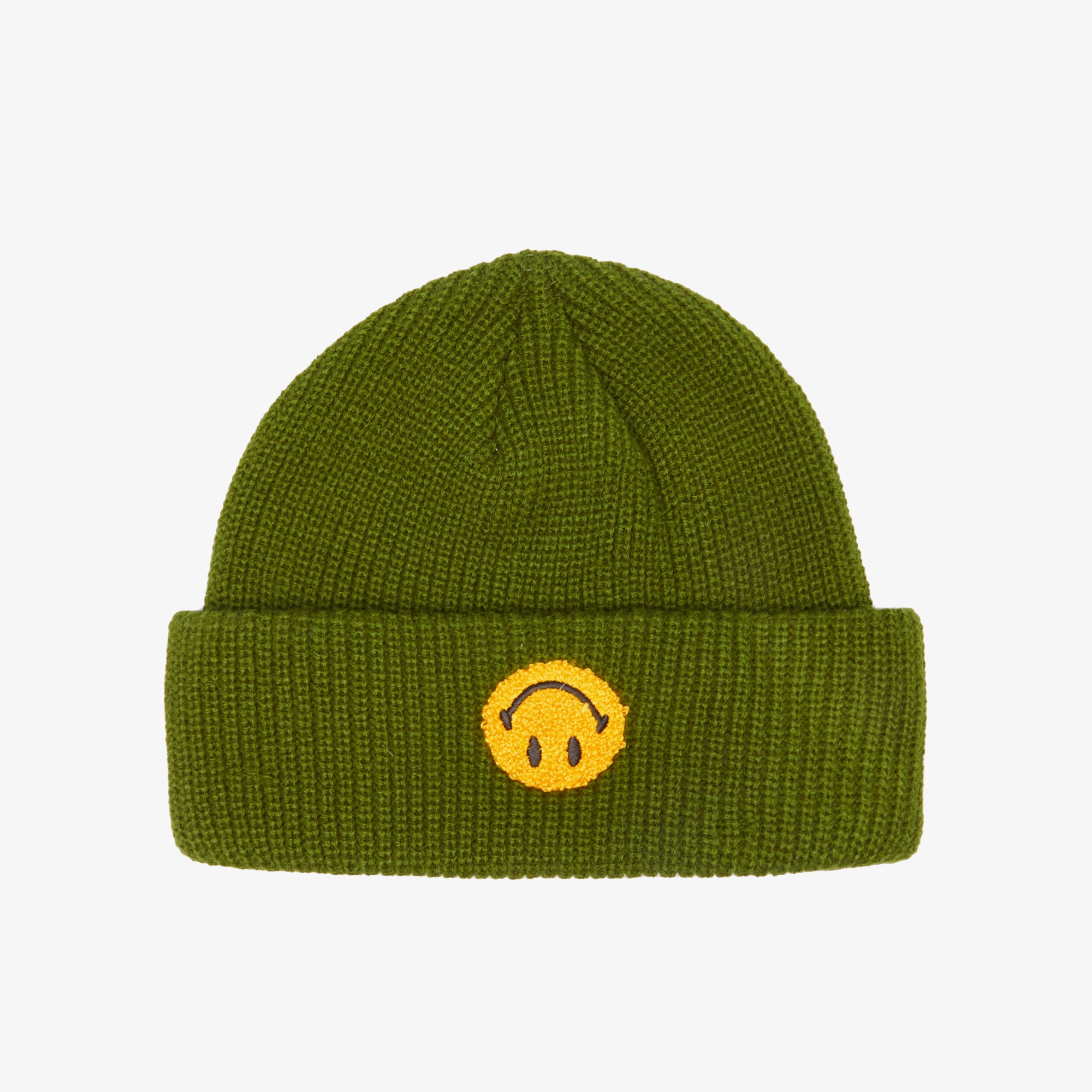 Market Smiley Upside Down Beanie Erkek Yeşil Bere