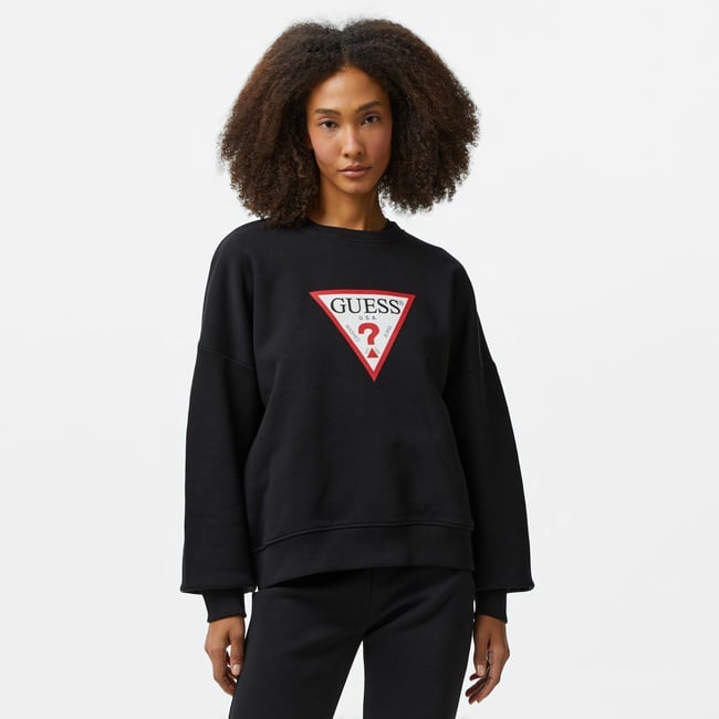  Guess Kadın Siyah Sweatshirt