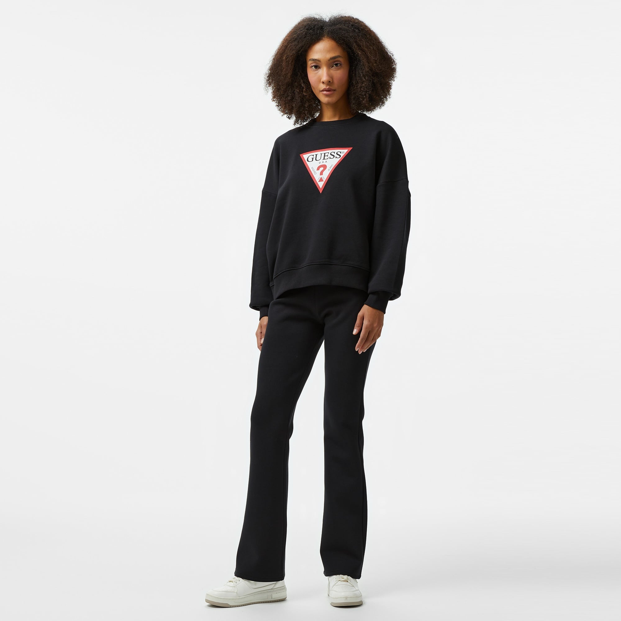 Guess Kadın Siyah Sweatshirt