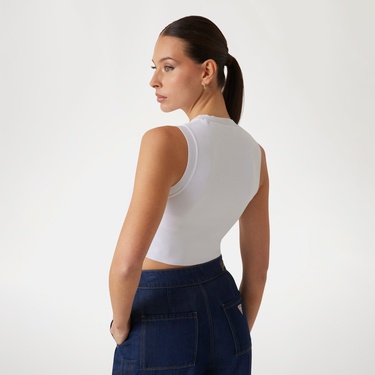  Guess Kadın Beyaz T-Shirt