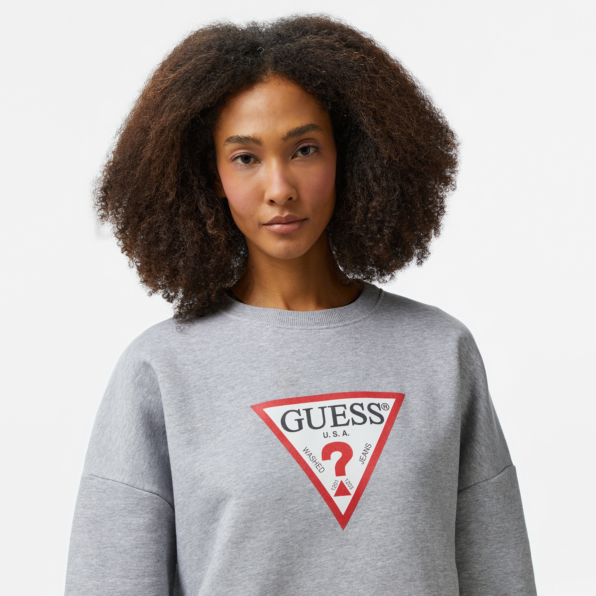 Guess Kadın Mavi Sweatshirt