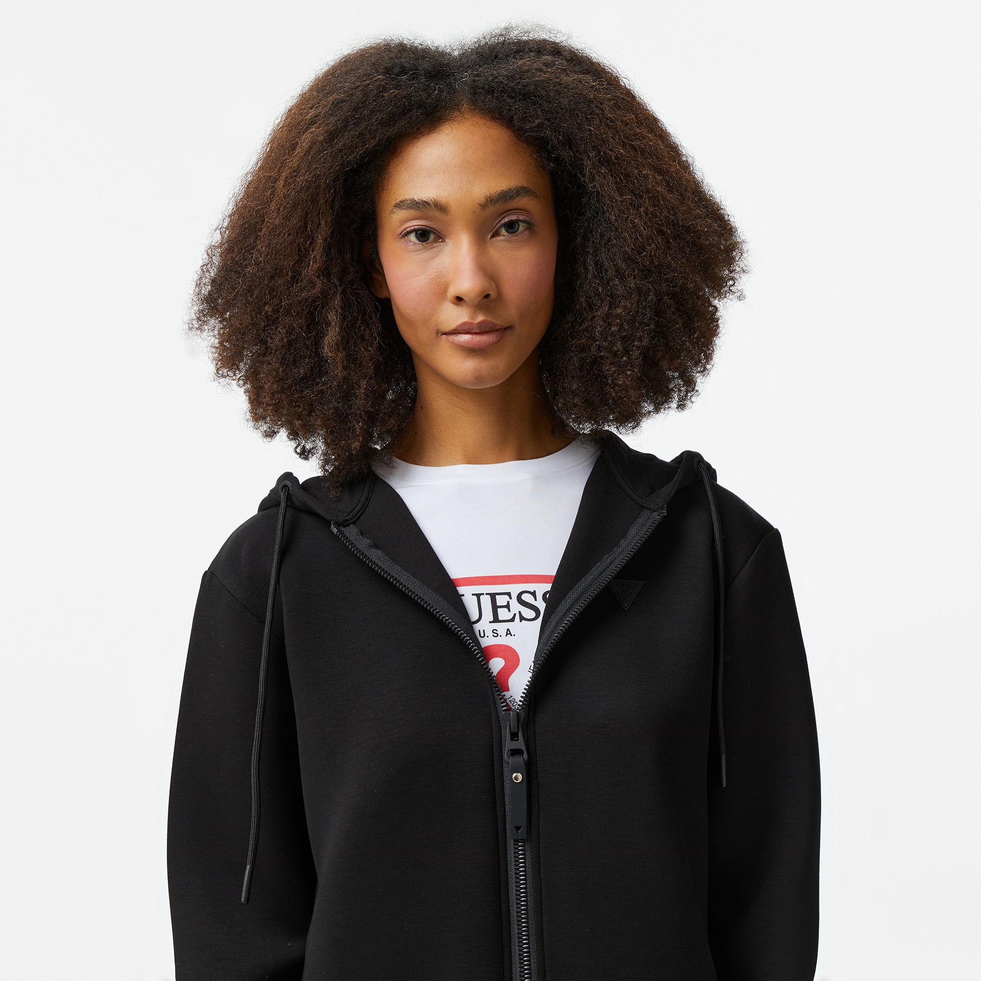Guess Kadın Siyah Sweatshirt