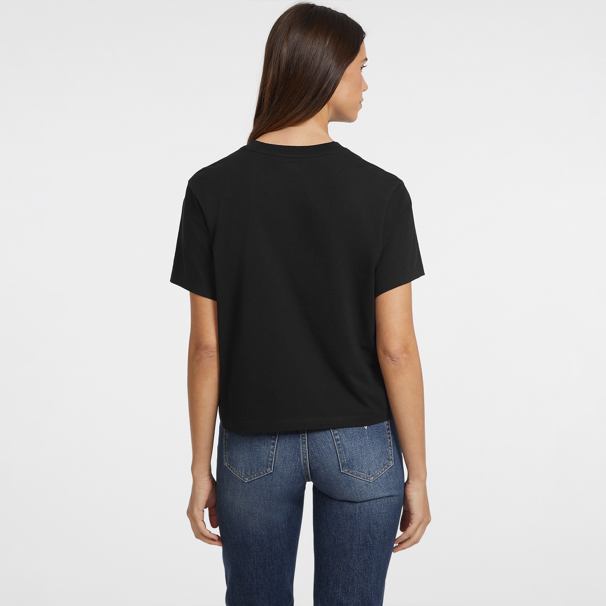 Guess Kadın Siyah T-Shirt