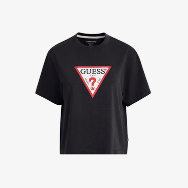  Guess Kadın Siyah T-Shirt
