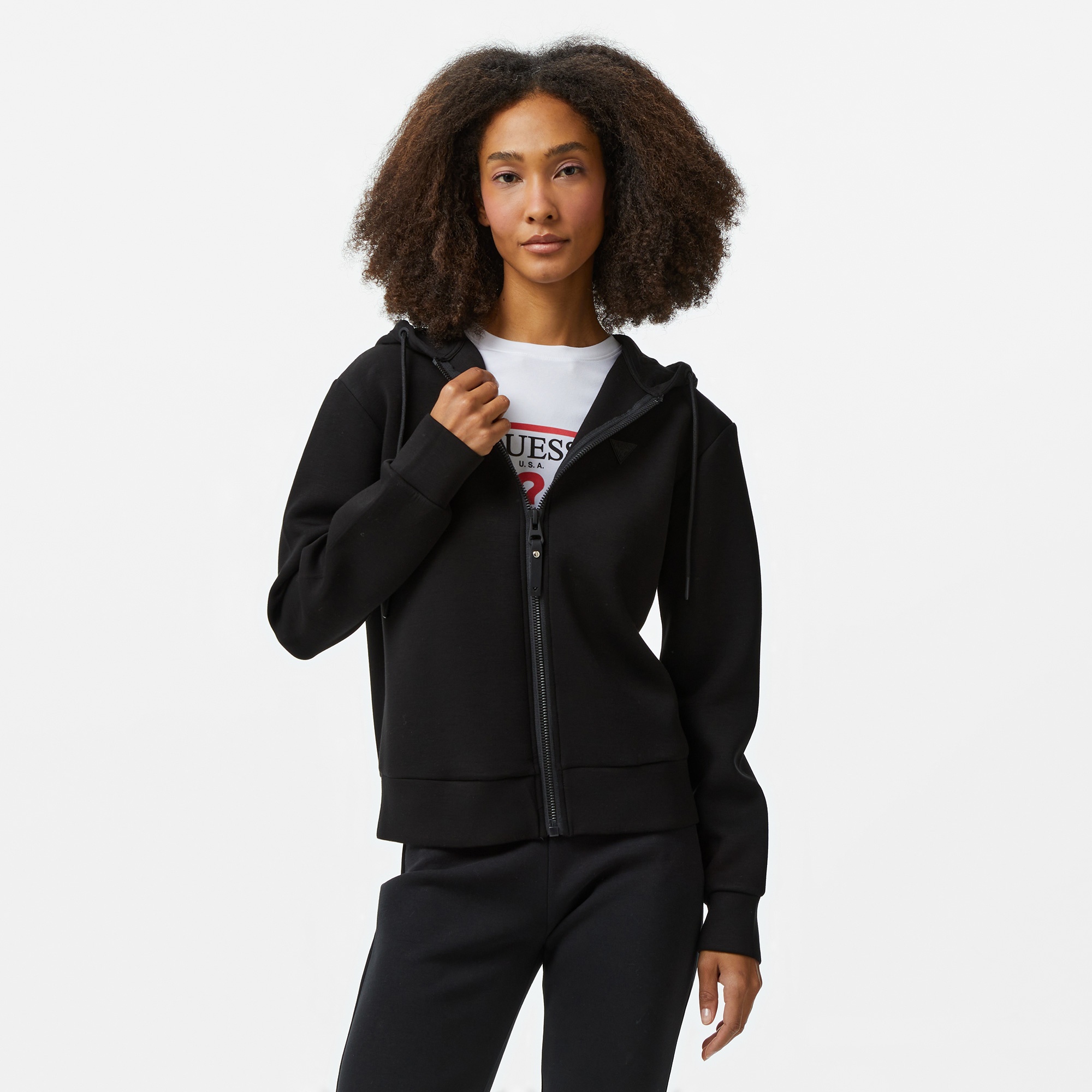 Guess Kadın Siyah Sweatshirt