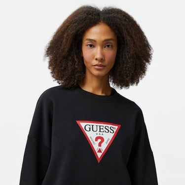  Guess Kadın Siyah Sweatshirt