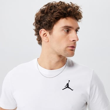  Jordan Jumpman Kısa Kollu Erkek Beyaz T-Shirt