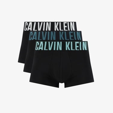  Calvin Klein Low Rise 3lü Erkek Siyah Boxer