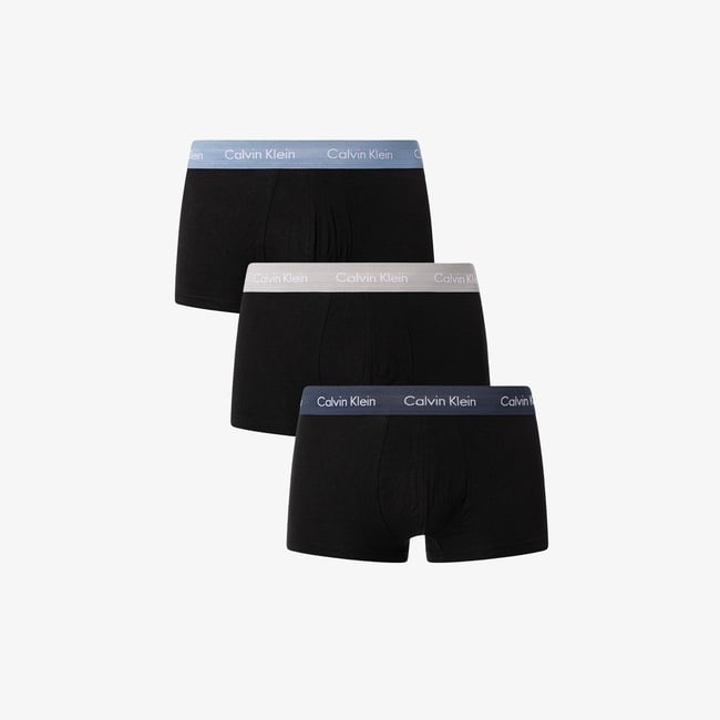  Calvin Klein 3lü Erkek Siyah Boxer