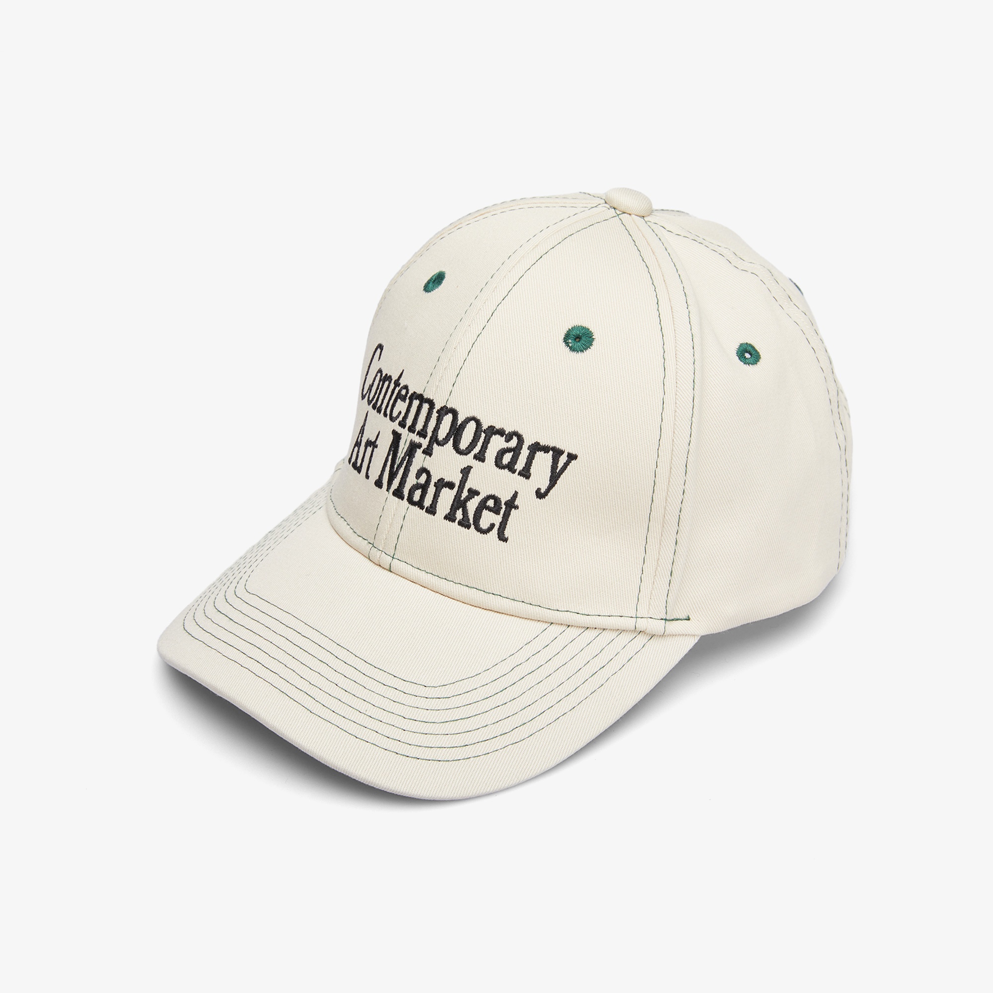 Market C.A.M. 6 Panel Hat Erkek Krem Rengi Şapka