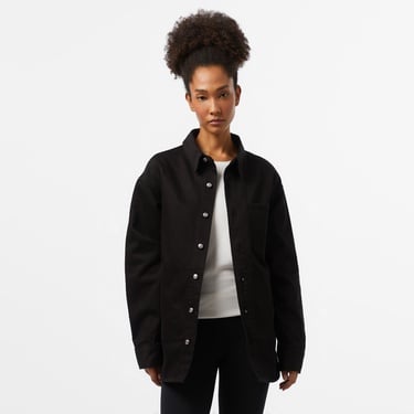  Calvin Klein Jeans Dad Denım Overshırt Kadın Siyah Gömlek