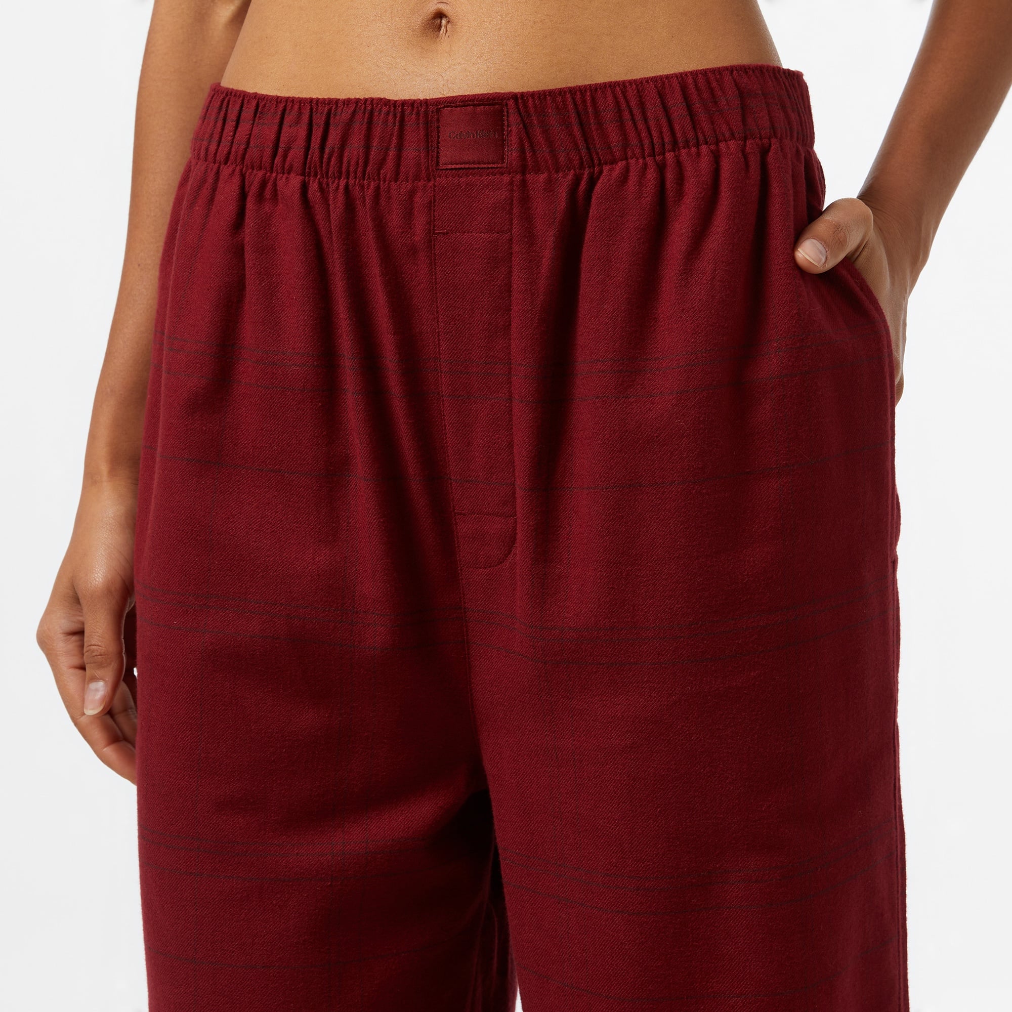 Calvin Klein Kadın Kırmızı Pijama Altı