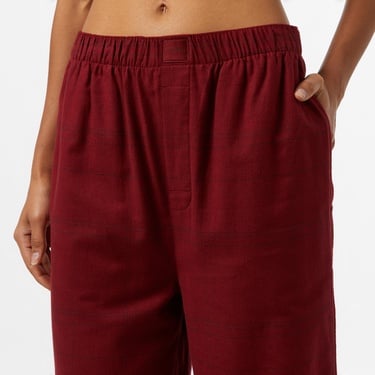  Calvin Klein Kadın Kırmızı Pijama Altı