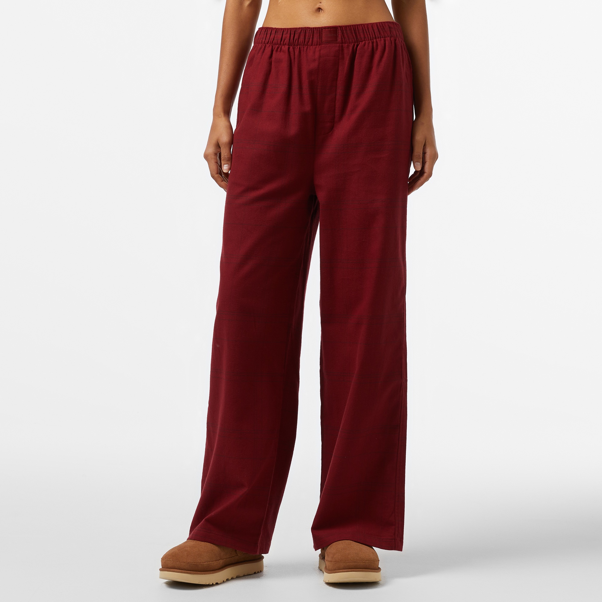 Calvin Klein Kadın Kırmızı Pijama Altı