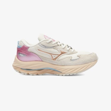  Mizuno Wave Rider Beta Kadın Bej Günlük Spor Ayakkabı