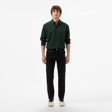  Lacoste Erkek Slim Fit Koyu Yeşil Gömlek