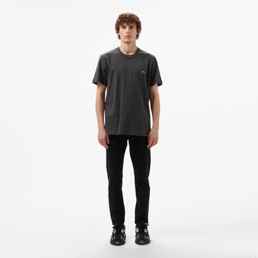  Lacoste Erkek Regular Fit Bisiklet Yaka Koyu Gri T-Shirt