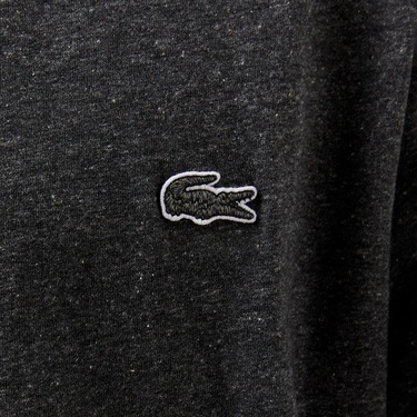  Lacoste Erkek Regular Fit Bisiklet Yaka Koyu Gri T-Shirt