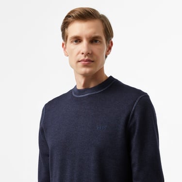  Boss Erkek Lacivert Kazak