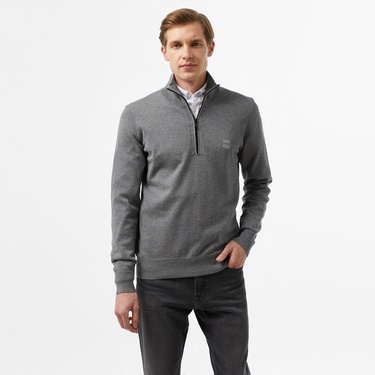  Boss Erkek Gri Triko