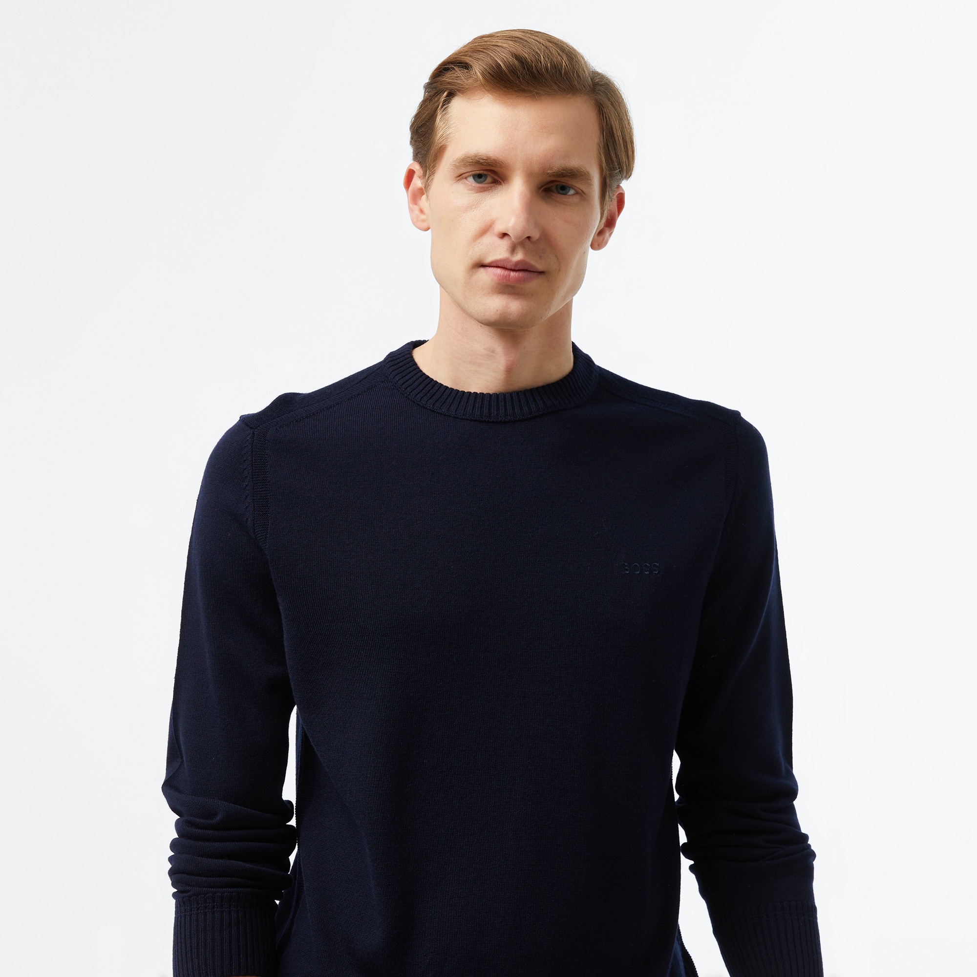 Boss Avac Erkek Lacivert Triko