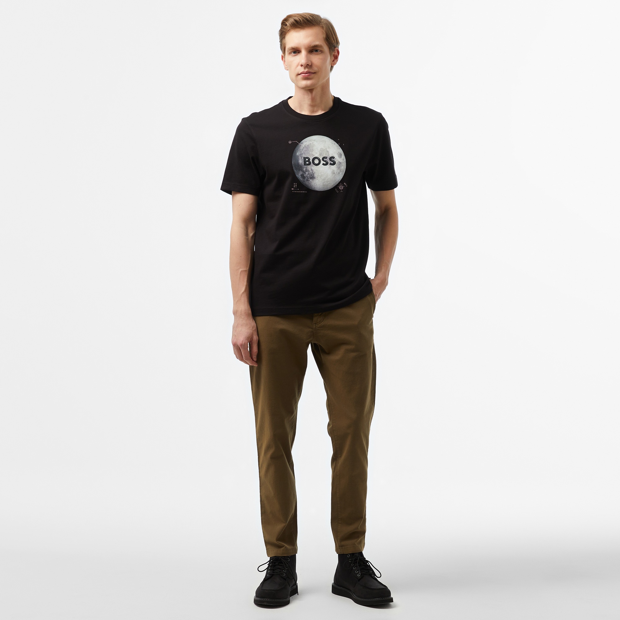 Boss Erkek Siyah T-Shirt