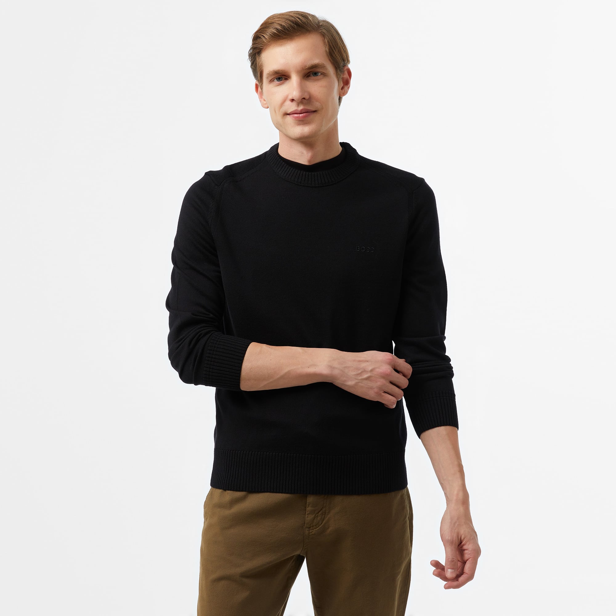  Boss Avac Erkek Siyah Kazak