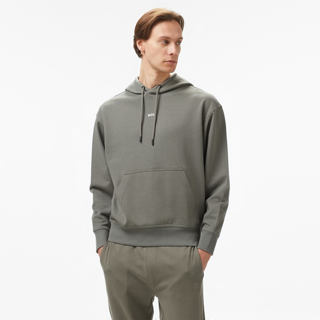  Boss Erkek Gri Sweatshirt